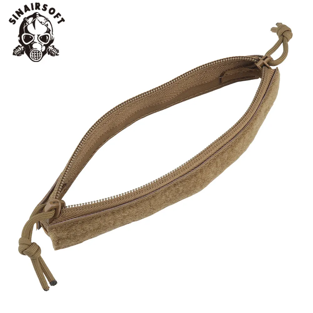 SINAIRSOFT-Bolsa de inserción de cremallera táctica doble YKK, bolsillo de almacenamiento, cubierta con cremallera, bucle de gancho para Crye AVS JPC2.0, chaleco de caza CPC - imagen 4