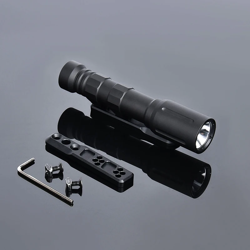 Wadsn-linterna táctica CNC PLHv2 18650 18350, Mlok Keymod, Instalación en línea de compensación, accesorios de luz de exploración de caza Airsoft - imagen 5