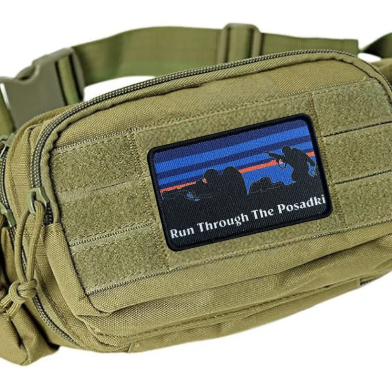 Parche táctico con velcro gancho y bucle para insignias