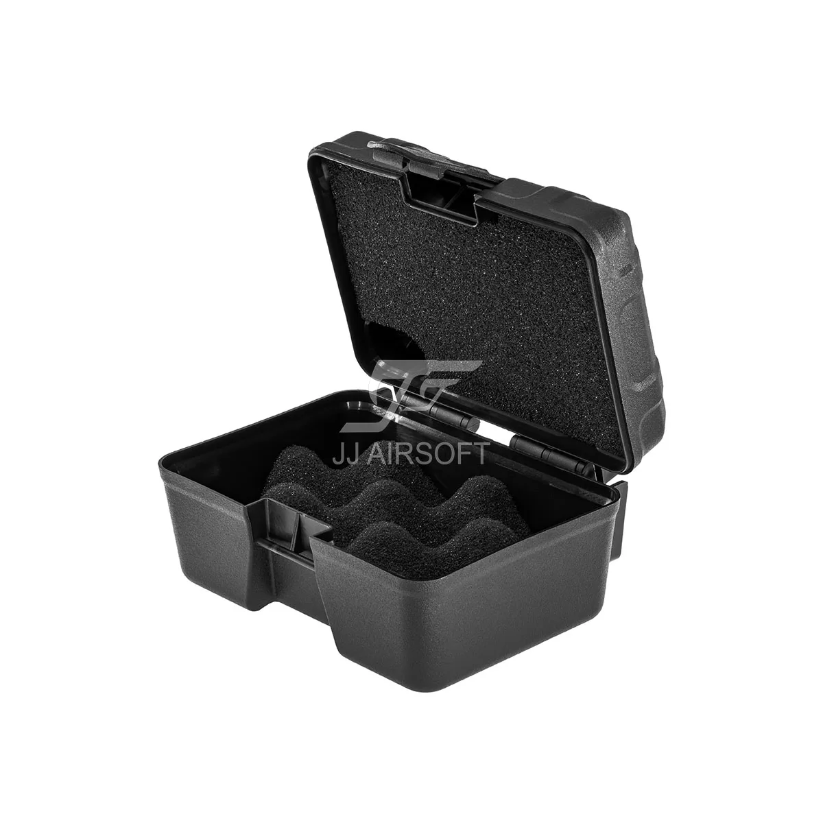 Caja abierta mostrando la espuma cortada a medida