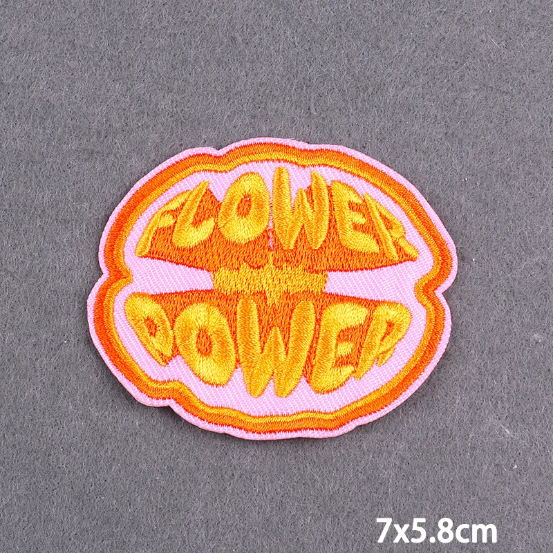 Parche bordado de letras para ropa, parches termoadhesivos para planchar, apliques de costura, bricolaje - imagen 3