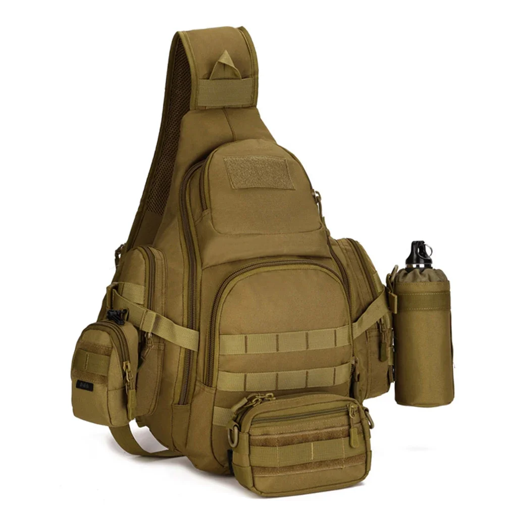 Mochila táctica MOLLE impermeable para portátil 14” y viaje - imagen 5