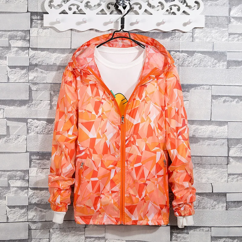 Chaqueta transpirable fina para exteriores, ropa de protección solar con cremallera, con capucha, para ciclismo y montañismo, para verano - imagen 3