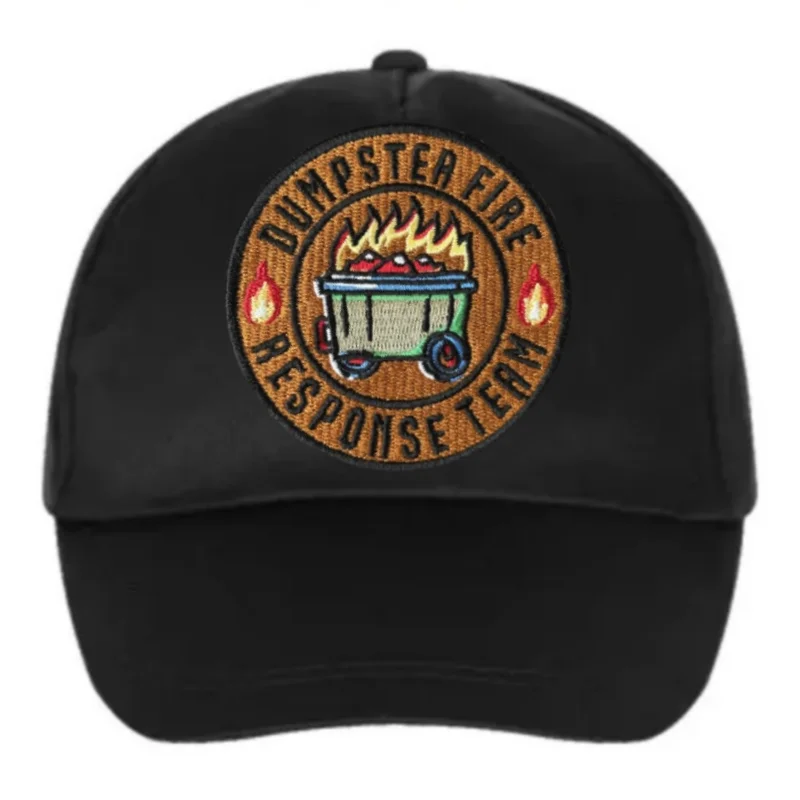 Parche bordado del equipo de respuesta a fuego de dumpster, chaleco táctico, insignia de moral con gancho y bucle, pegatinas para mochila, parches para brazalete para ropa