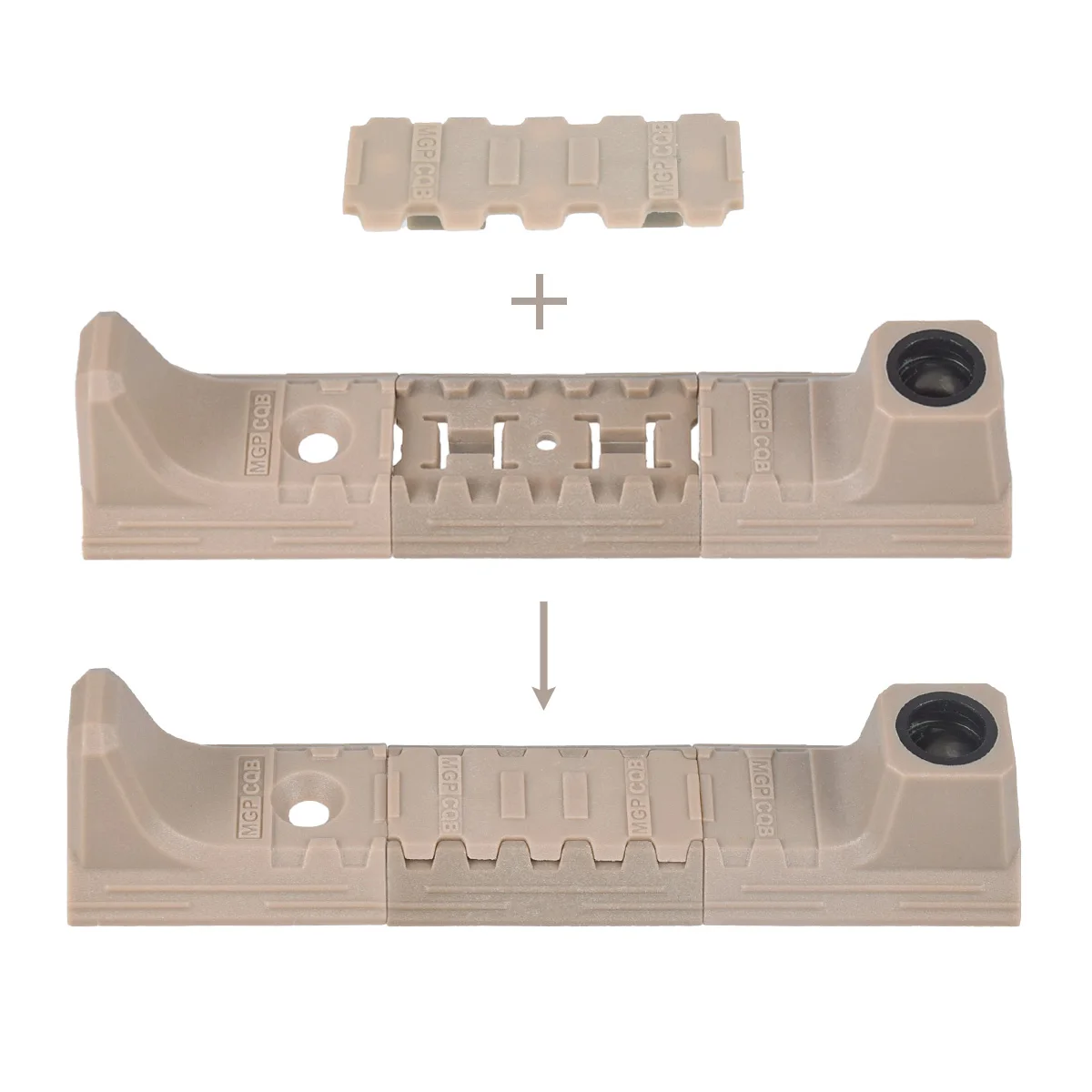 MGPCQB Adaptador QD para riel M-LOK con liberación rápida - imagen 2