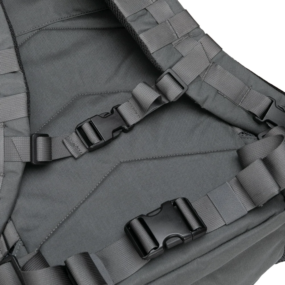 Mochila táctica 40L 500D Nylon mochila para senderismo al aire libre Molle paquete de asalto Camping viaje pesca hombres mochila portabotellas - imagen 4