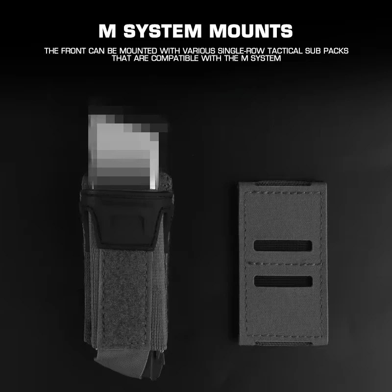 Panel de faja ajustable de una sola fila, Panel de faja de montaje MOLLE con sujetador mágico para cinturón, accesorios de caza - imagen 4