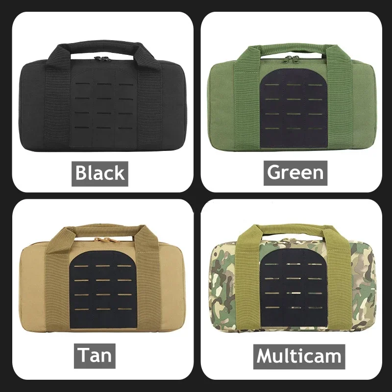 Bolso táctico multifuncional para pistola, bolsa de herramientas EDC para exteriores, deportes al aire libre, caza, tiro, almacenamiento de artículos diversos, estuche acolchado - imagen 5