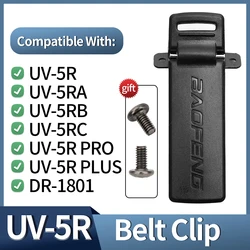 Baofeng UV-5R clip de cinturón táctico con soporte tornillos