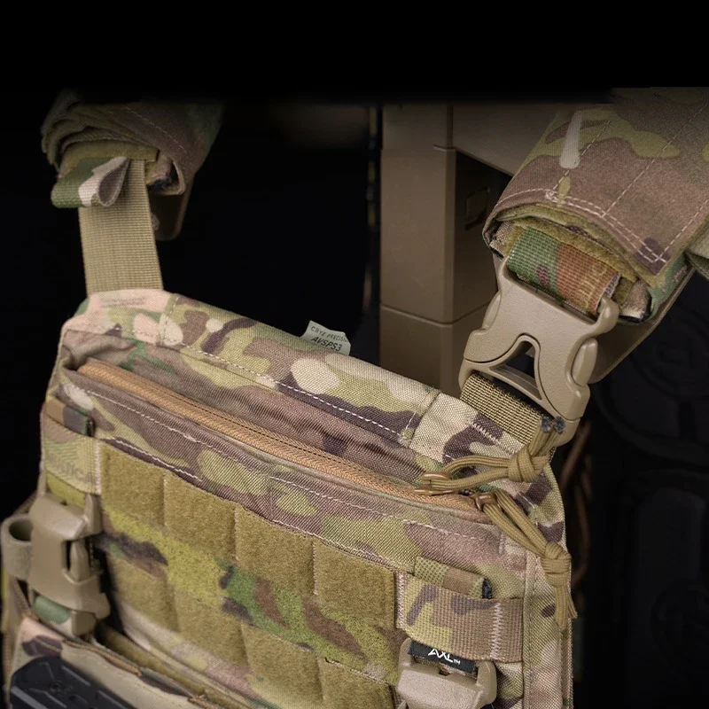 Accesorios para chaleco AVS, tira de cremallera, inserto de gancho y bucle para chaleco táctico Crye AVS, cremalleras de separación bidireccional, longitud de 7,87" - imagen 5