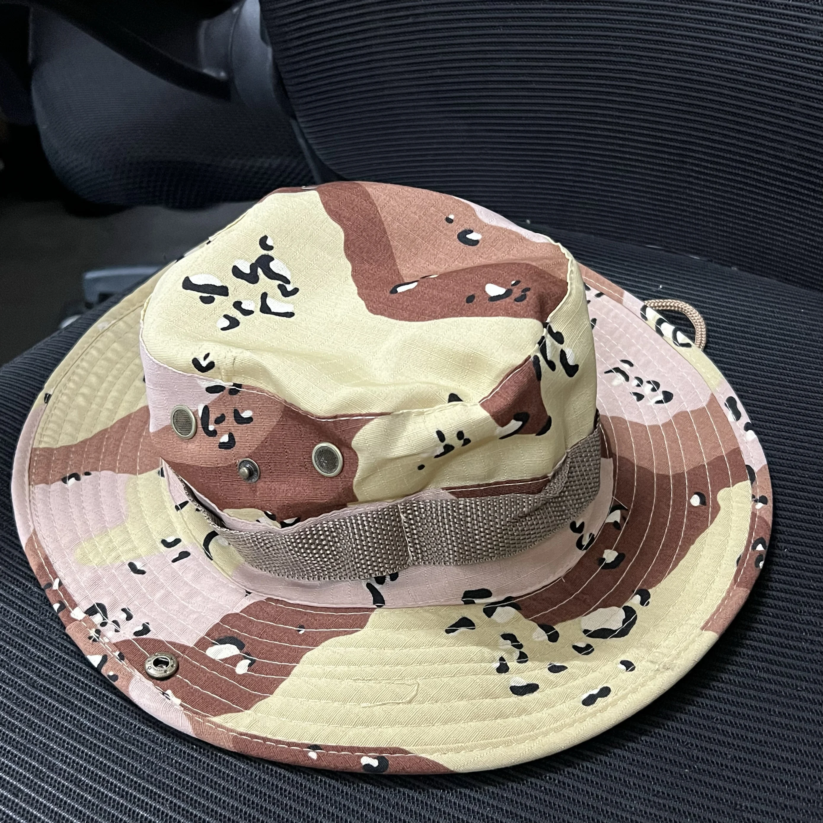 Six color desert camouflage special combat hat chocolate chip six sand round edge hat Beni hat