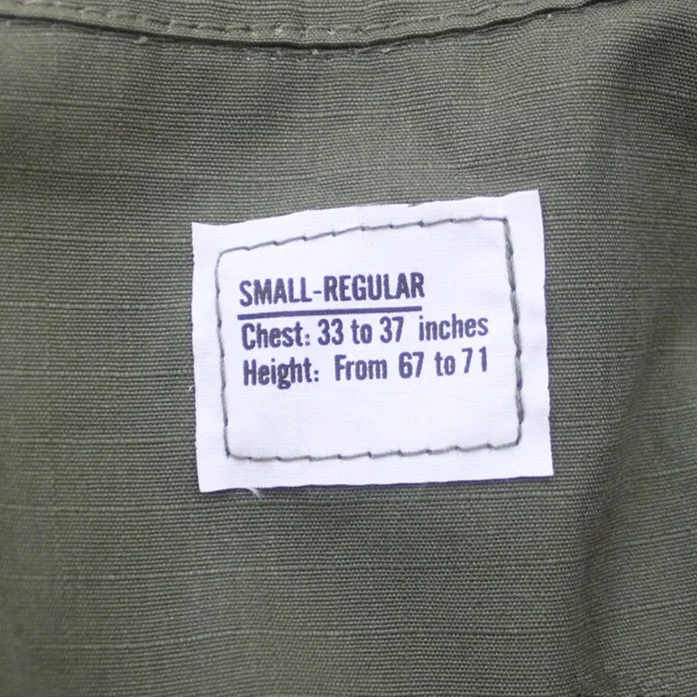 Chaqueta vietnamita para hombre, chaqueta táctica verde TCU, abrigo táctico de entrenamiento de estilo Retro, chaqueta WW2 - imagen 4