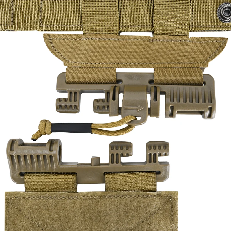 Hebilla táctica MOLLE de extracción de liberación rápida, Kit ROC 80 CPC JPC NCPC 6094 420 AVS, chaleco de nailon, accesorios de caza y Paintball - imagen 4