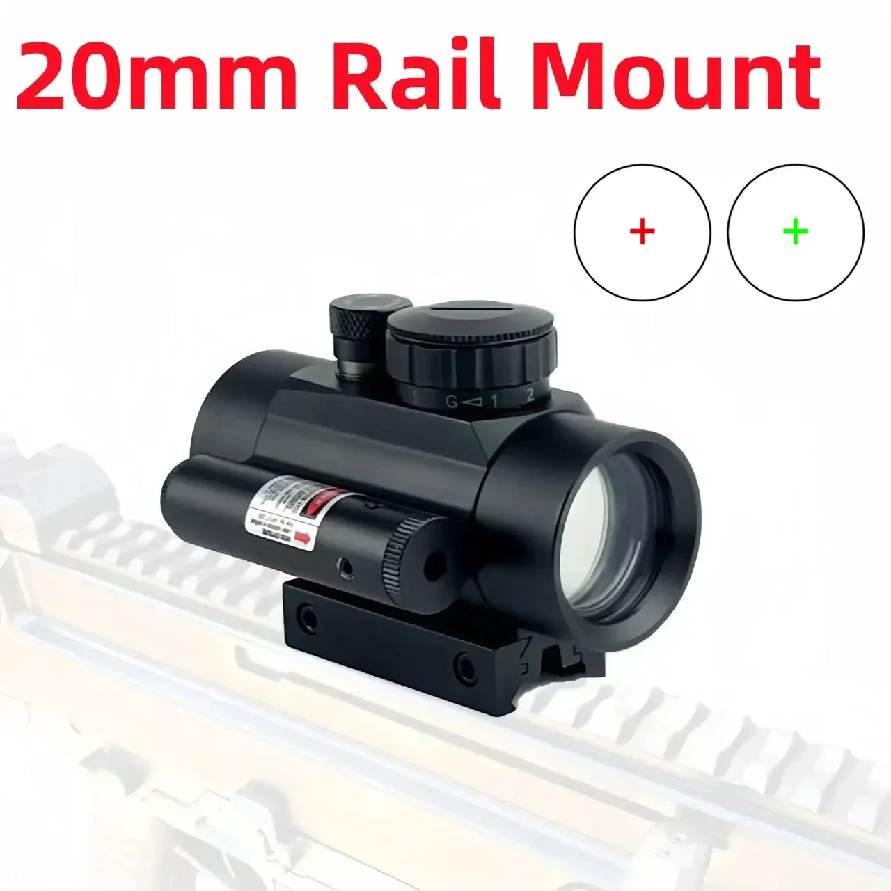 1x40 red laser--20mm