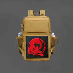 Parche bordado "Red Fox", chaleco táctico, sombreros con gancho y bucle, insignia de moral, pegatinas para mochila militar, parches para brazalete para ropa