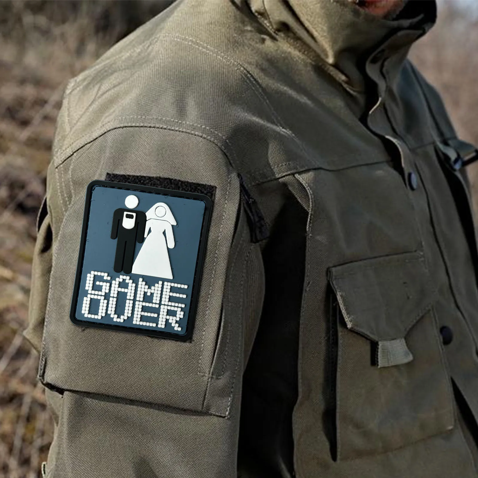 Parche táctico de juego sobre parches divertidos de Paintball, parches de gancho y bucle de PVC, insignia de moral Airsoft, brazalete del ejército militar, pegatinas para mochila - imagen 4