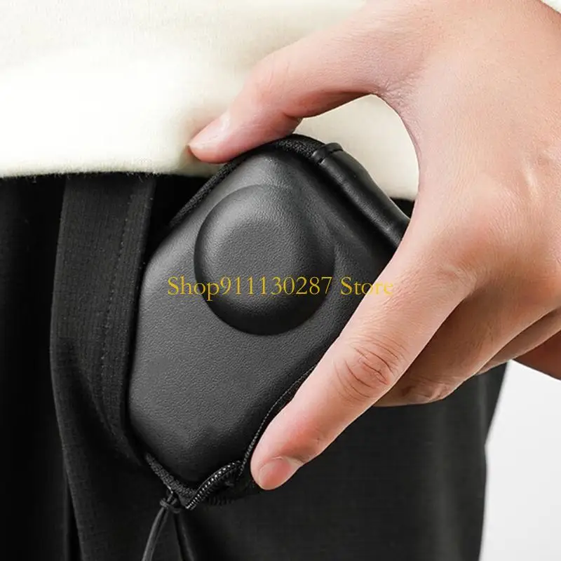 J1HC bolsa almacenamiento Estuche transporte cuero para cámara acción Action 5/4/3, bolso mano, caja para - imagen 4