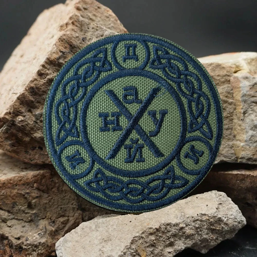 Parche táctico de amuleto, parches bordados con gancho y bucle, insignia de moral, brazalete del ejército militar, decoración, pegatinas para mochila - imagen 5