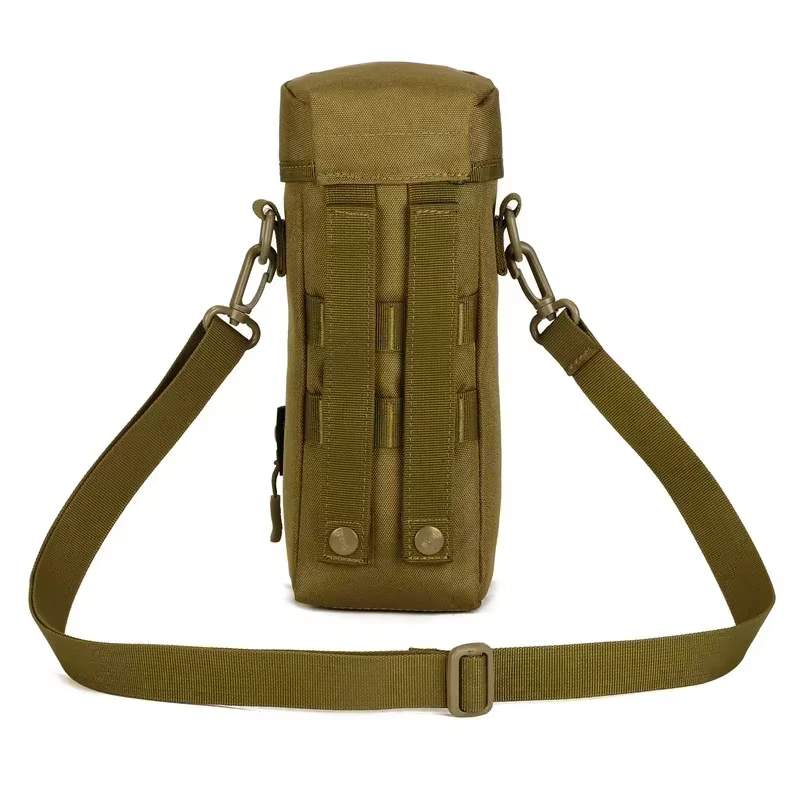 Funda portabotellas táctica MOLLE – Impermeable nailon con cremallera