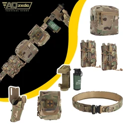Kit cinturón táctico PHC con funda G17 ALS y set de accesorios para asalto