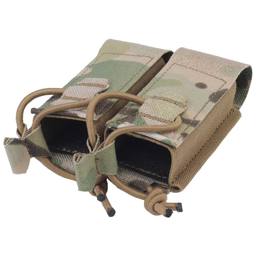 Bolsa táctica para revistas DPMP SRMP, 9mm, 5,56, 7,62 DPMP, nailon M4 AK SMG Mag, almacenamiento de herramientas, correas MOLLE para cinturón táctico, chaleco Airsoft - imagen 4