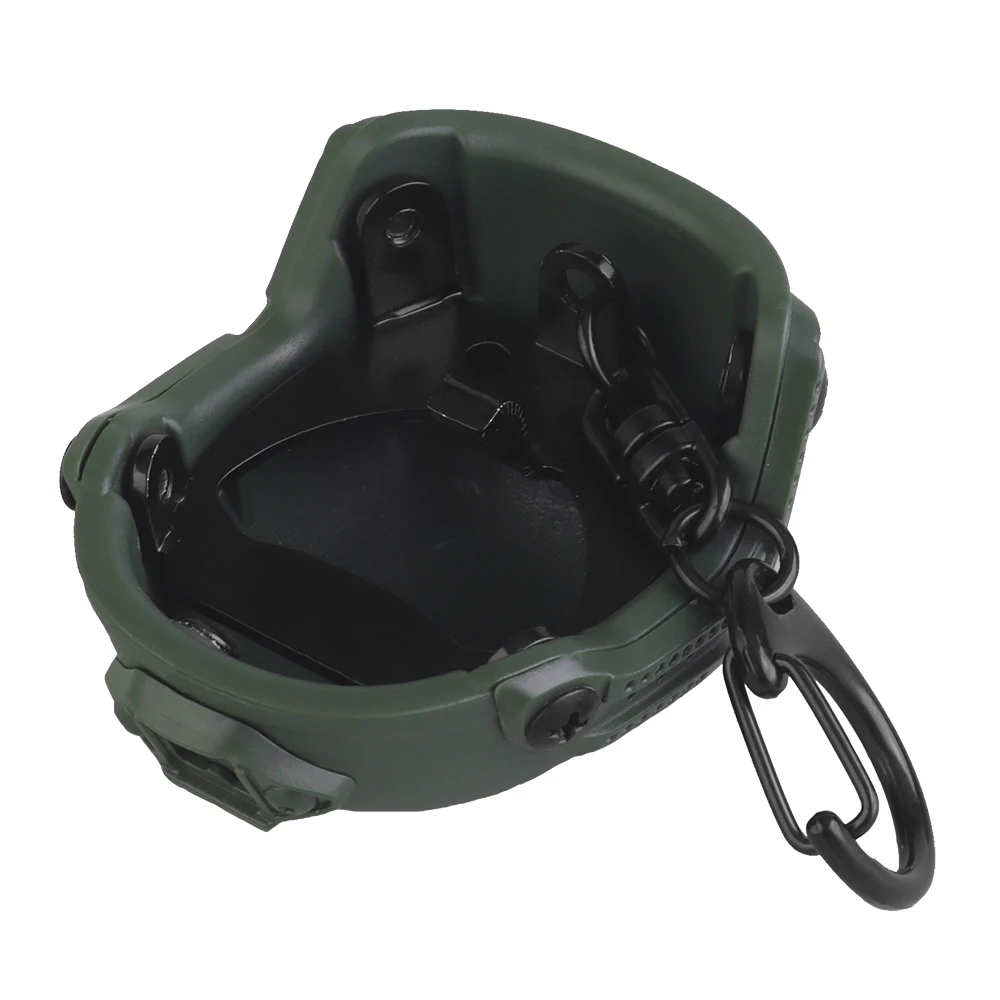 Abridor de botellas de casco rápido, llavero de cerveza, llavero de Camping, llavero de Cola multifuncional, abridor de barra, casco de camuflaje decorativo - imagen 4