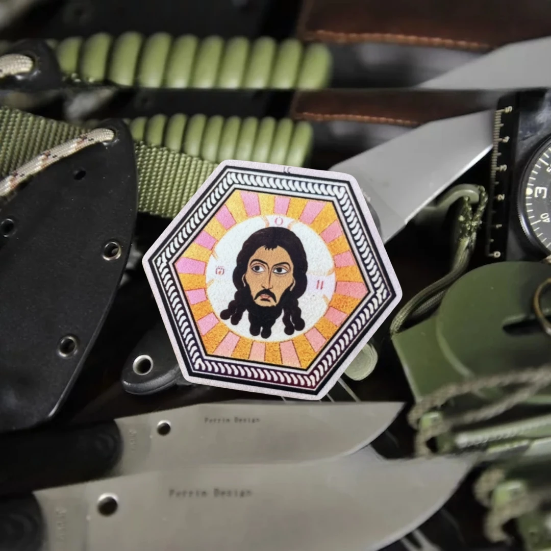 Parche del ejército "The Holy Trinity", insignia de moral táctica, parches de gancho y bucle impresos para ropa, equipo militar, pegatina para casco