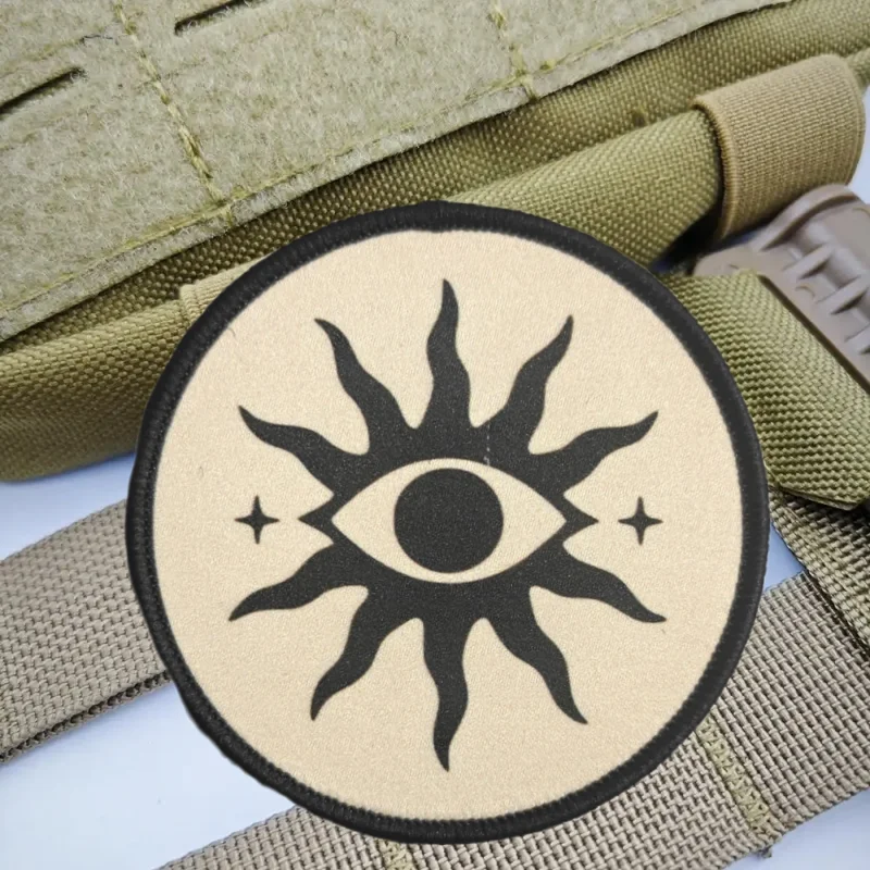 Parche de impresión "estética Visual", chaleco táctico, sombreros con gancho y bucle, insignia de moral, pegatinas para mochila, parches para brazalete para ropa - imagen 2