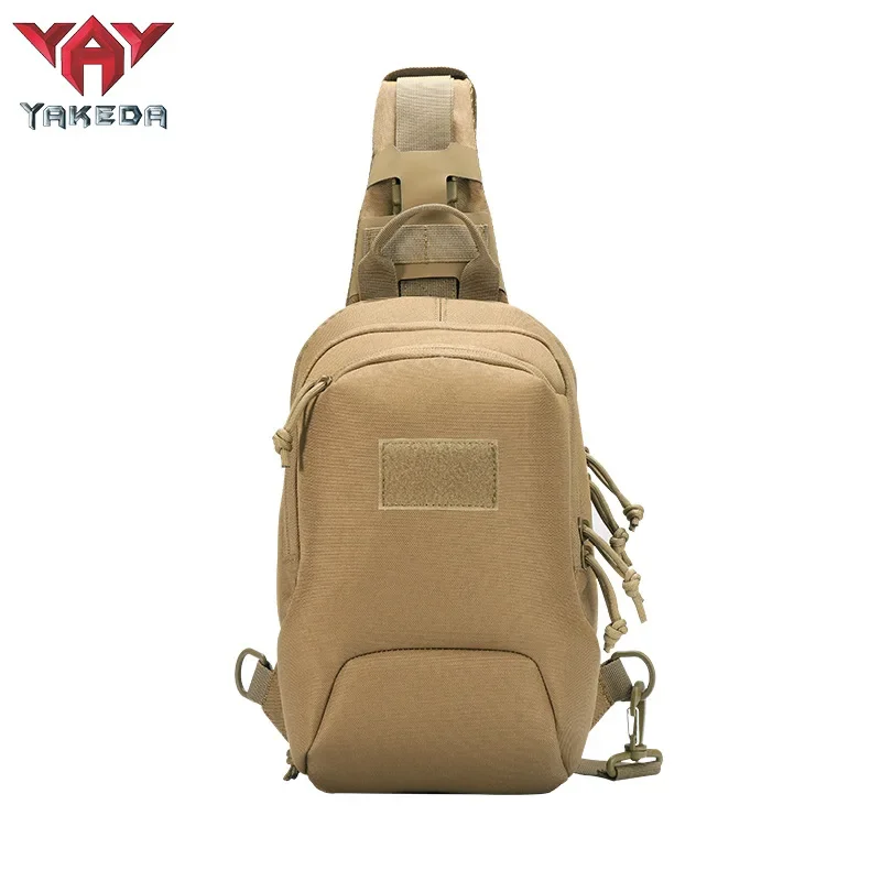 YAKEDA Bolsa de pecho táctica impermeable de alta capacidad Bolsa de pecho de pistola oculta multifuncional para exteriores - imagen 3