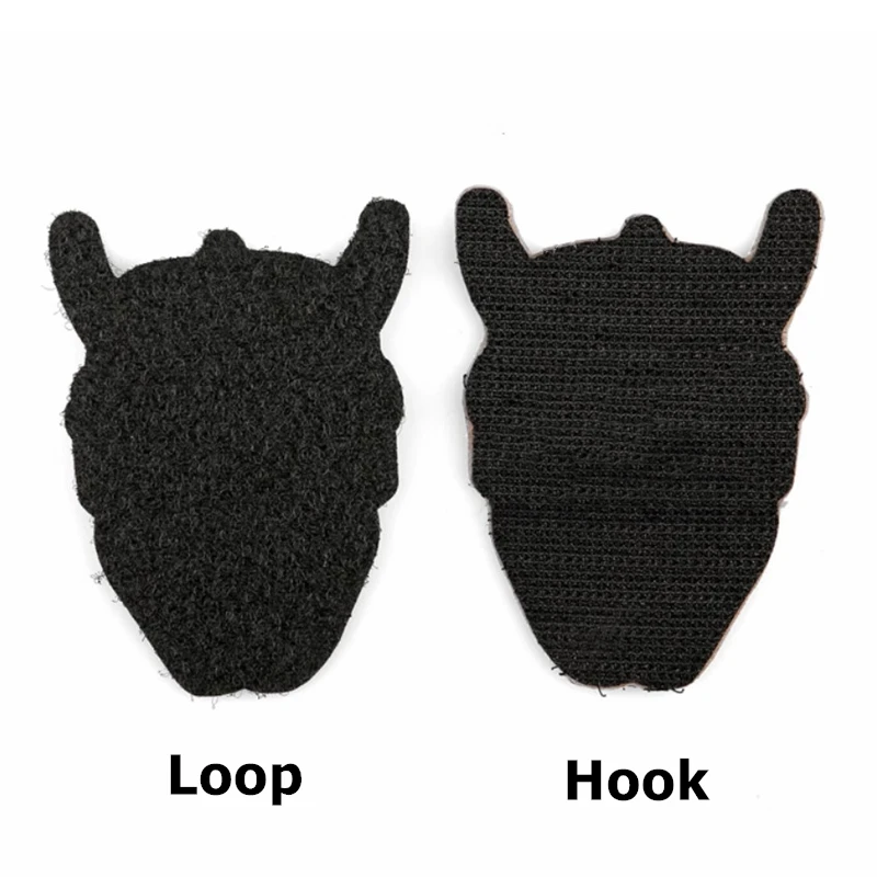 Parches con estampado térmico Prajna, insignias de calavera de guerrero con máscara japonesa Hannya para ropa, chaleco, chaquetas, accesorios de reparación de ropa - imagen 3