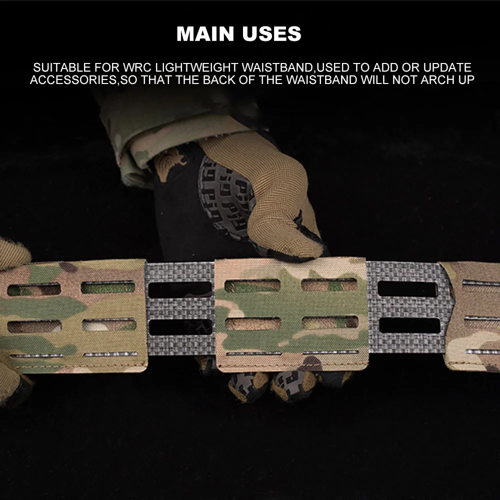 Accesorios de cinturón táctico para WRC, adaptador de expansión de cinturón Militar de caza ligero, equipo de cinturón para Paintball Airsoft para hombre - imagen 5