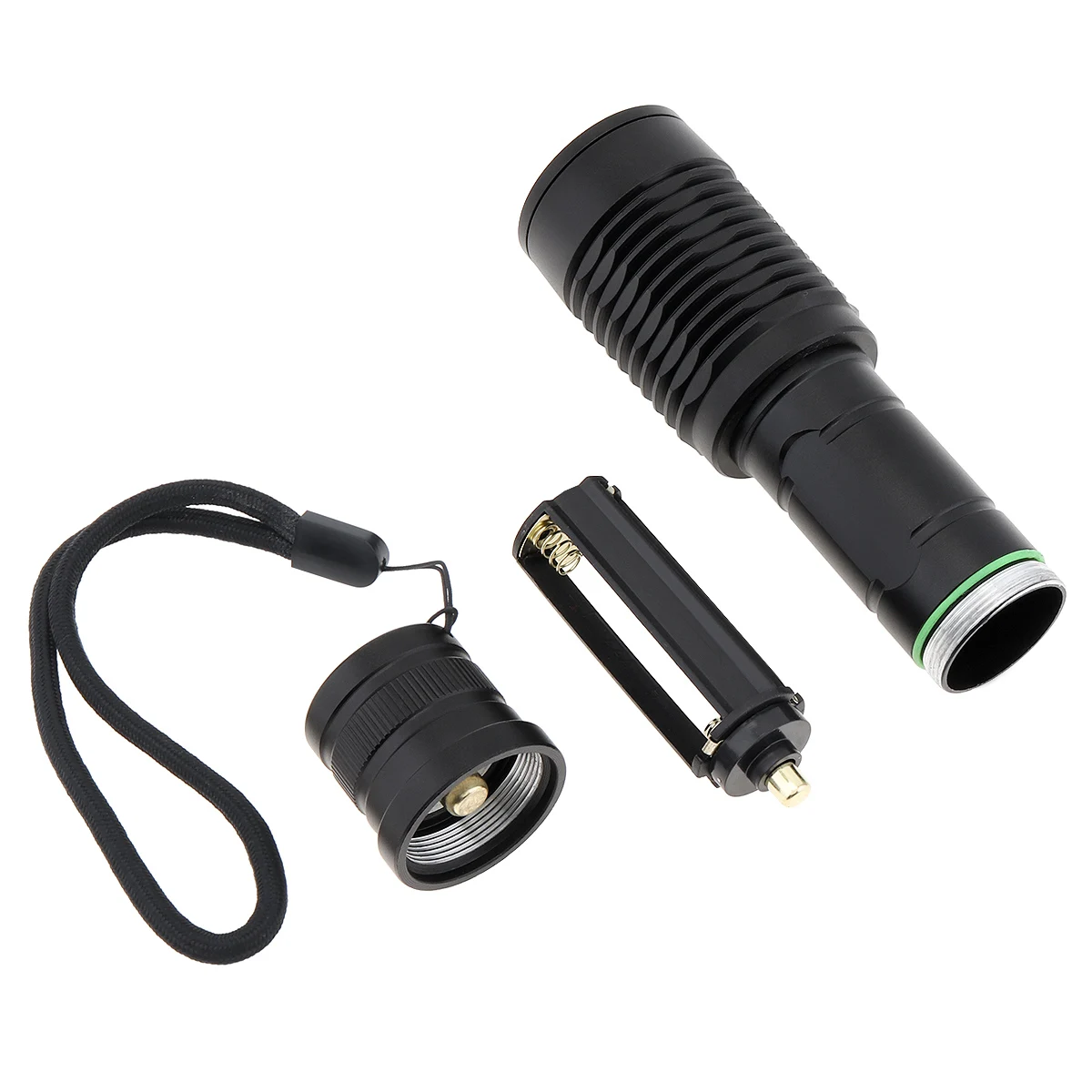 Linterna de iluminación portátil para caza y pesca, luz LED táctica con zoom, blanca, roja, verde, 1000LM/2000 LM - imagen 4