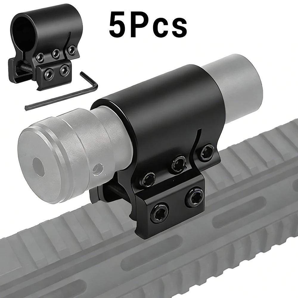 Abrazadera linterna táctica para riel Picatinny 11mm y 20mm