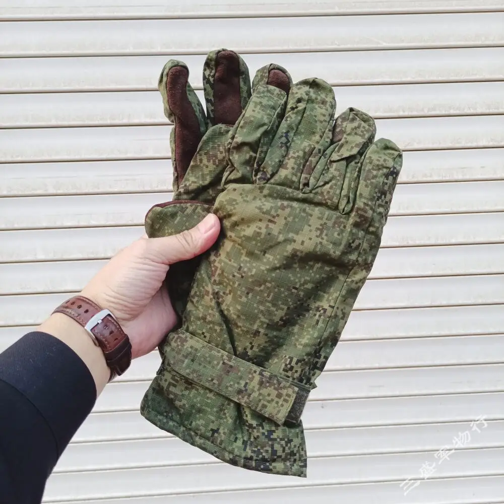 Nuevos guantes tácticos originales rusos EMR color 08/11 de invierno antifríos y cálidos para dedos - imagen 2