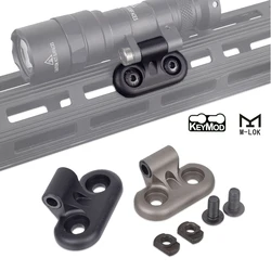 Soporte Mlok para Airsoft Surefire RM45 Off Set para M340C M640DF M640V-DF M600DF soporte de luz para M-LOK Keymod GBB Picatinny Rail