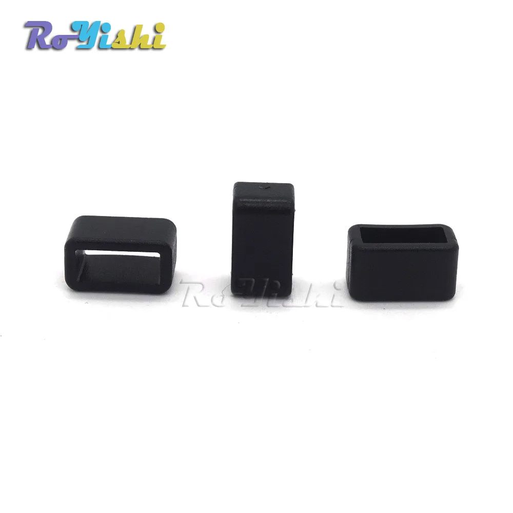 Hebillas de bucle cuadrado para cinturón de perro, arnés para Collar, mochila, correas de plástico negro de 100 pulgadas, 10mm, 3/8 unids/paquete - imagen 5