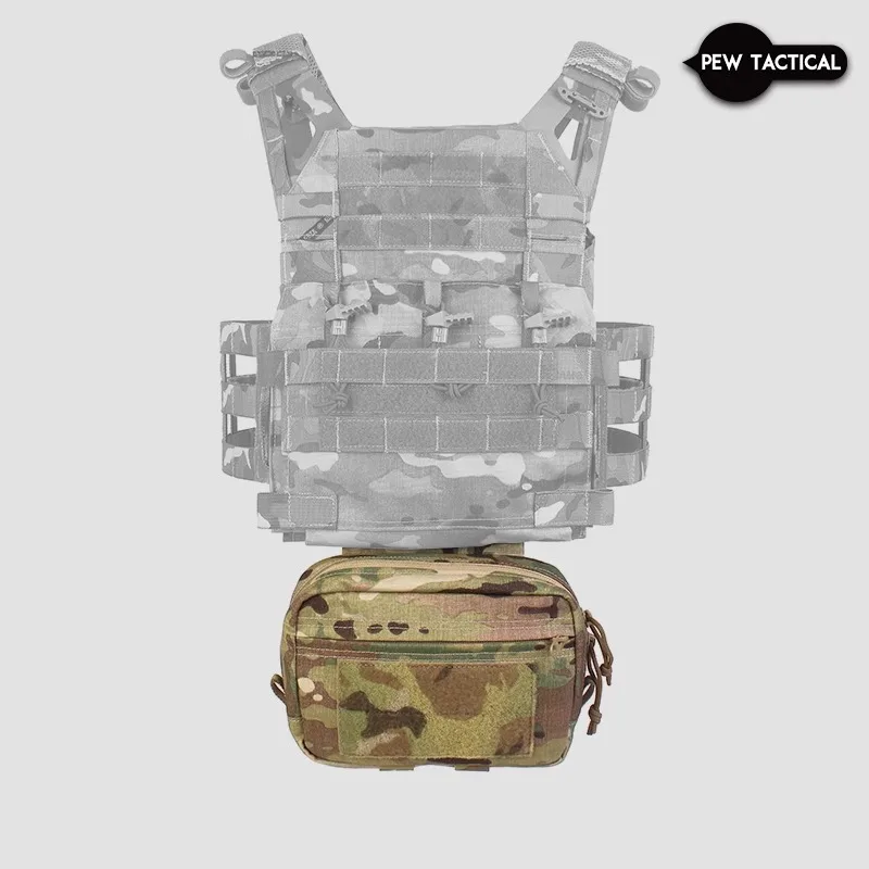 PEW TACTICAL R Series GP Drop Pouch Bag 8X5 Molle Múltiples ubicación de almacenamiento Adaptable externo para cinturón Chaleco Pecho Rig RS06 - imagen 2