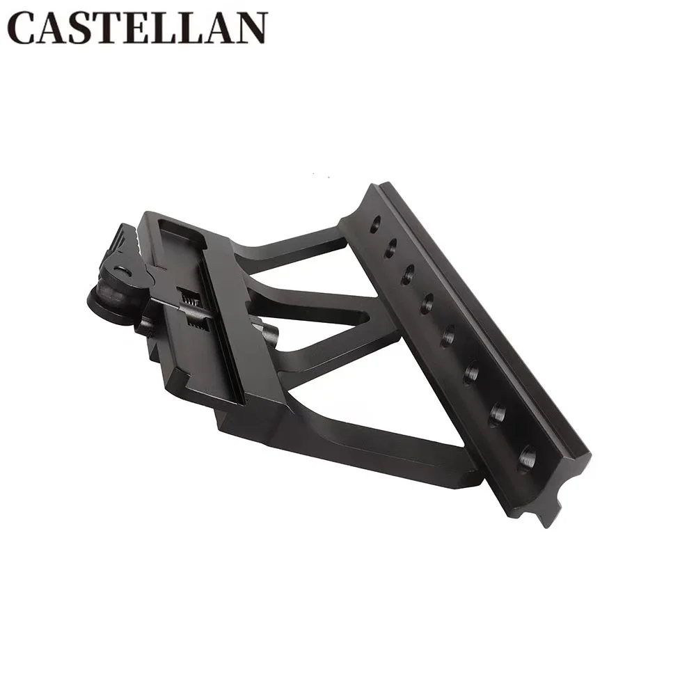 Soporte adaptador de riel Picatinny táctico de 20 mm - Liberación rápida para mira de riel lateral AK - imagen 3