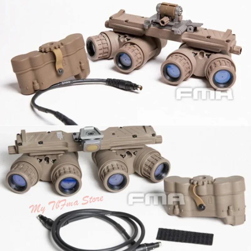 FMA Dummy NVG GPNVG18 ANVIS modelo de visión nocturna versión CAG BNVS caja de batería funcional con cable TB1289 - imagen 4