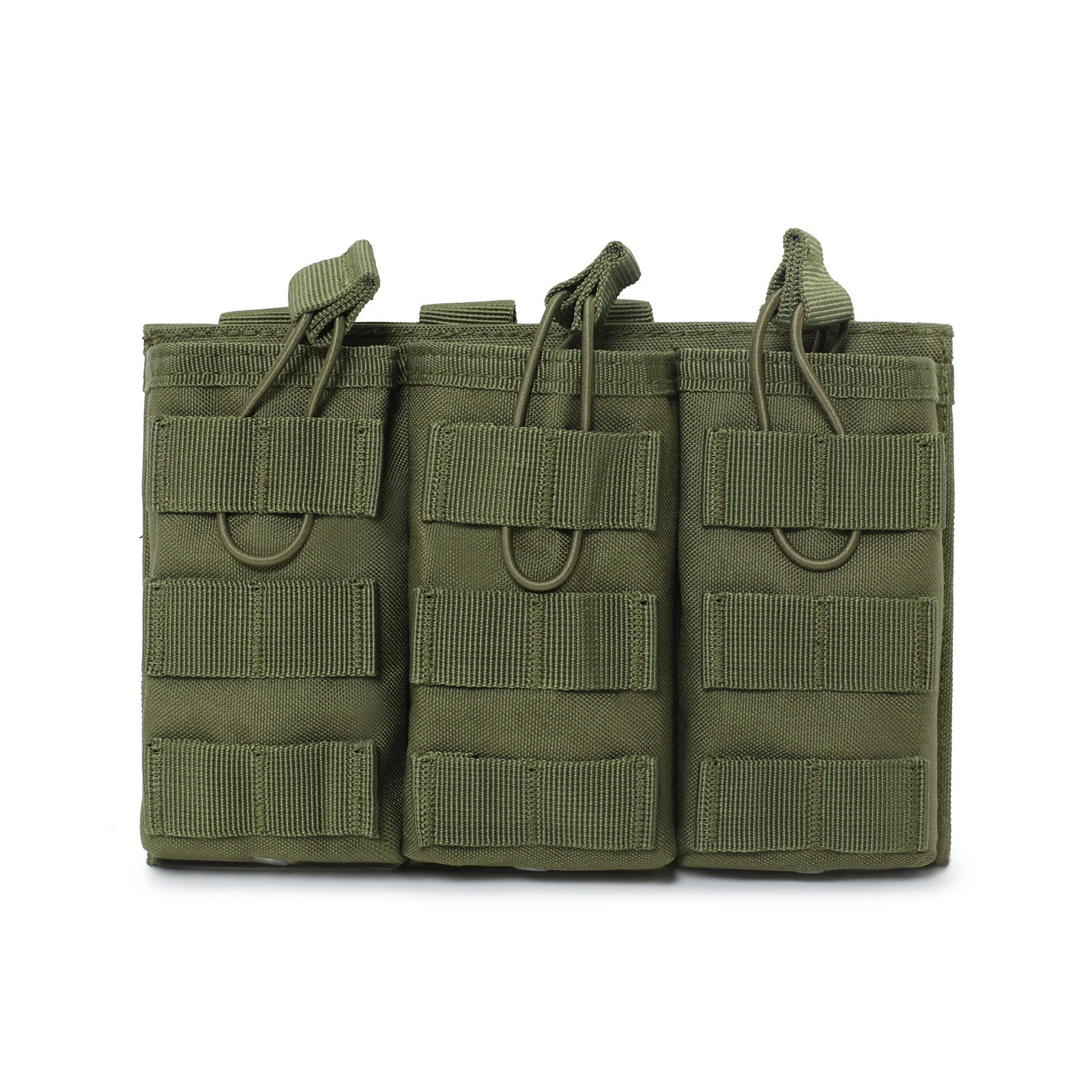 Bolsas tácticas Triple Molle para revistas Airsoft AK 7,62 5,56mm M4 AR 15 bolsa para Rifle Mag accesorios para chaleco de caza - imagen 3