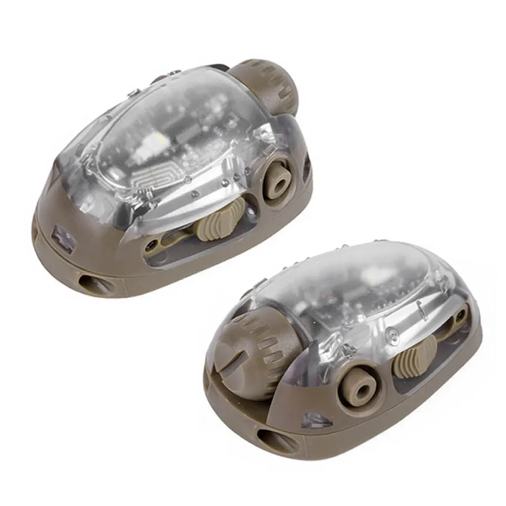 Luz de señal para casco táctico, ajustable, rojo/verde/azul/blanco/Mode IR, para exteriores, caza, Camping, linterna LED, equipo para casco Airsoft - imagen 3