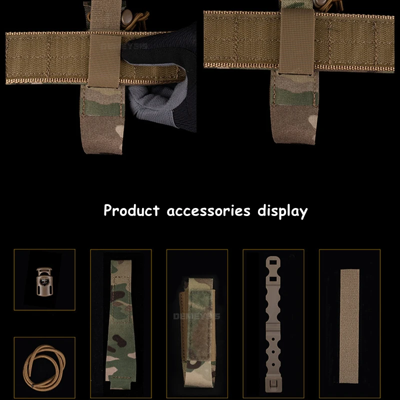 Bolsa táctica MOLLE multiusos para granadas de choque elástico - imagen 3