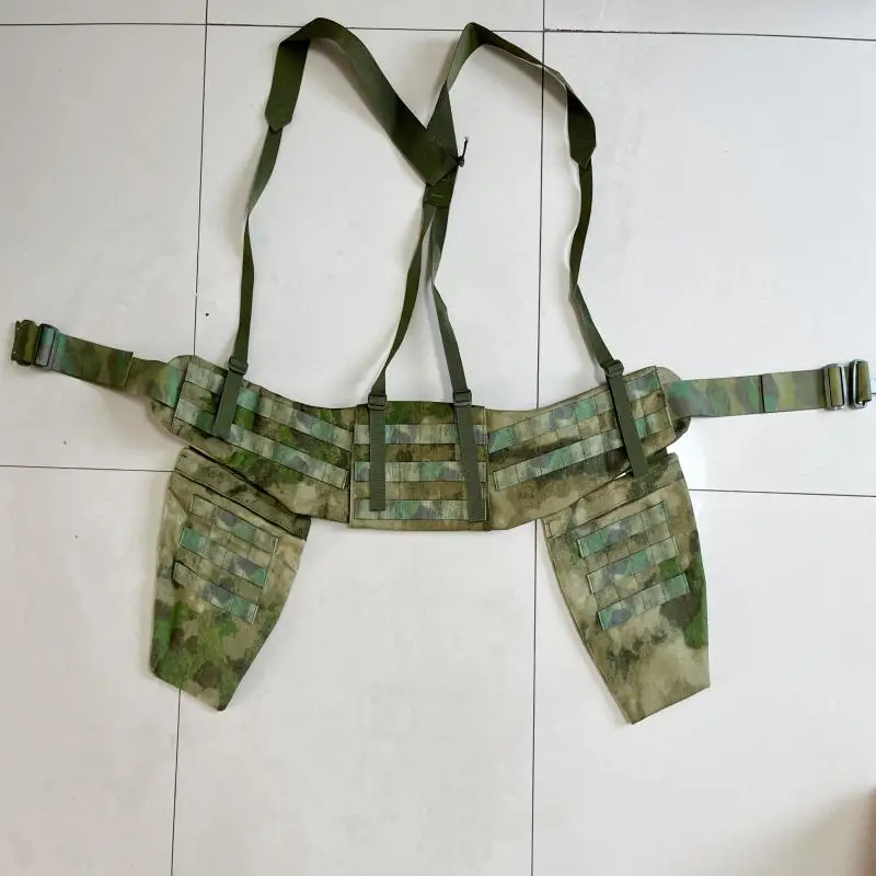 Pretina de ruinas rusas con correa para el hombro, calentadores de piernas, placa protectora