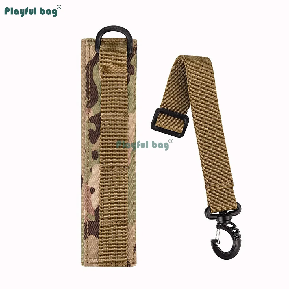 Funda para diadema MOLLE para auriculares, versión extendida, funda táctica para correa para la cabeza, protección para casco y auriculares AQB222 - imagen 2