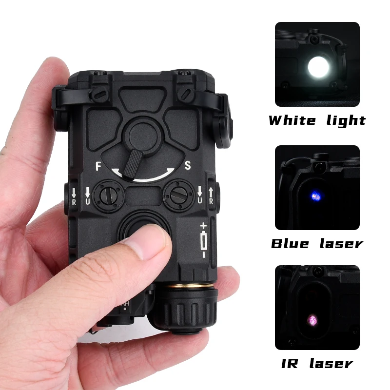 Eotec táctico Airsoft Nylon versión OGL puntero láser punto rojo azul verde IR indicador láser luz blanca brillo ajustable - imagen 5