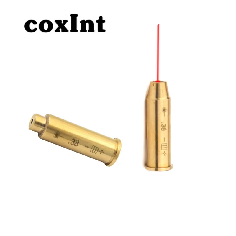 Cartucho de puntero láser de calibre.38, colimador de puntería láser rojo, mira de orificio, láser CAL.38 - imagen 2