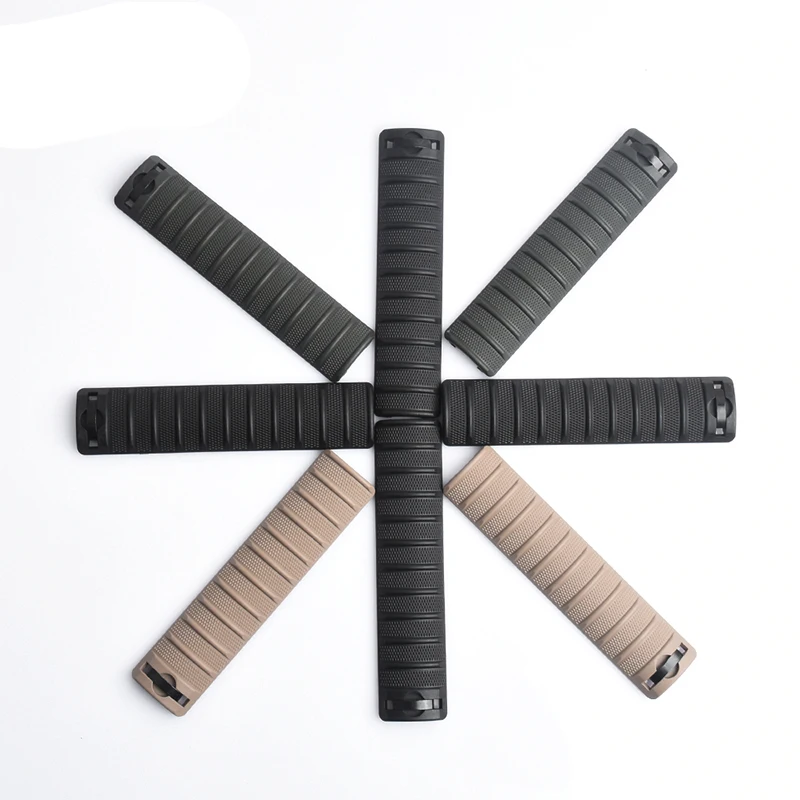 4 Uds. Cubierta de riel de plástico de nailon táctico Knights Armament II para accesorios de pistola de juguete Airsoft 20mm riel Picatinny M4 AR15 Hk416 - imagen 2