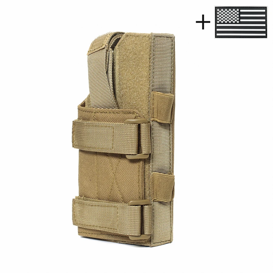 Hebilla MOLLE de cincha ajustable para cintura y pierna con bolsa - imagen 3