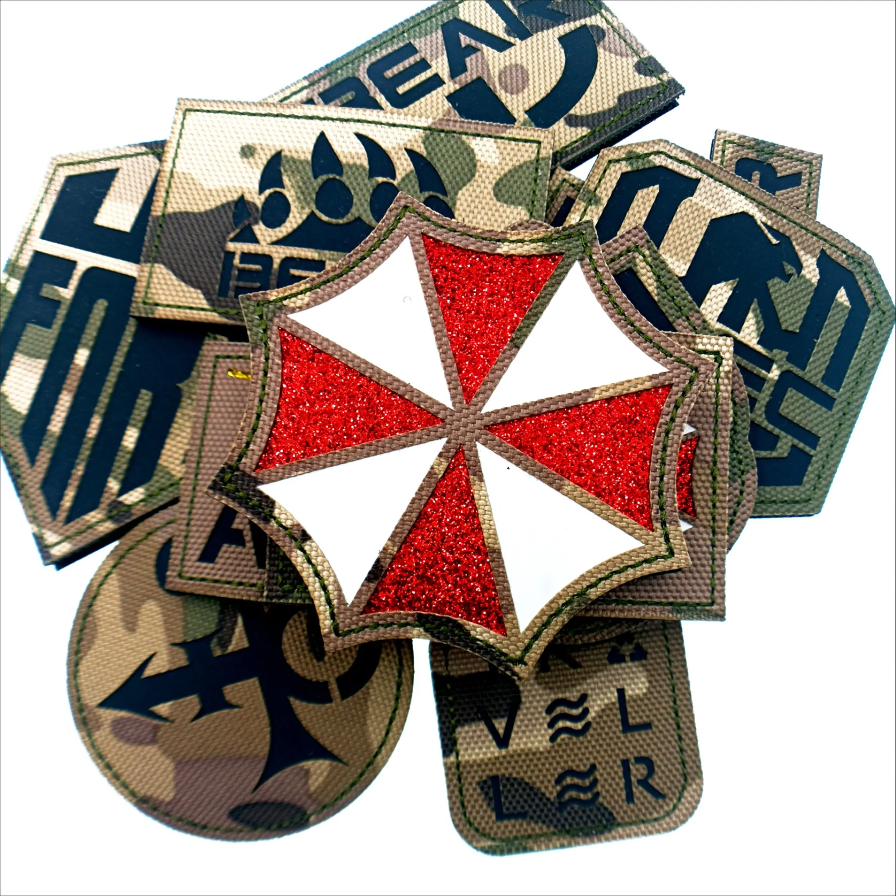 Paraguas ruso USEC BEAR, estructura reflectante 3DIR, borde, etiqueta de ventilador militar, insignia, chaqueta, mochila, parche bordado - imagen 3