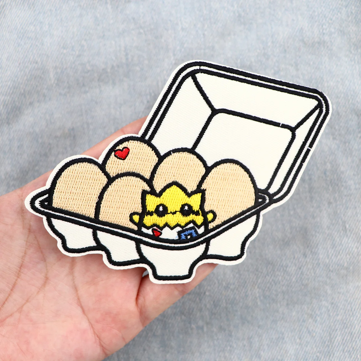 Parche bordado al azar, 20 piezas, venta al por mayor, juego de Anime, parches para planchar para ropa, parches bonitos de dibujos animados en ropa, insignias para coser DIY - imagen 5